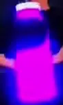 Glowing purple bottle with a pale cap.
